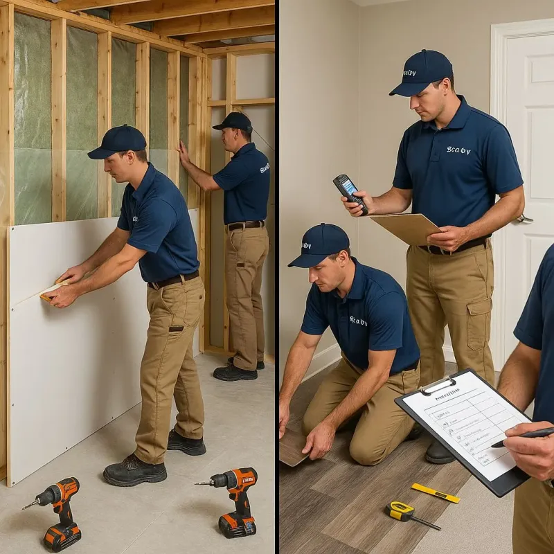 Repairs and Reconstruction process in Homestead Meadows North, TX