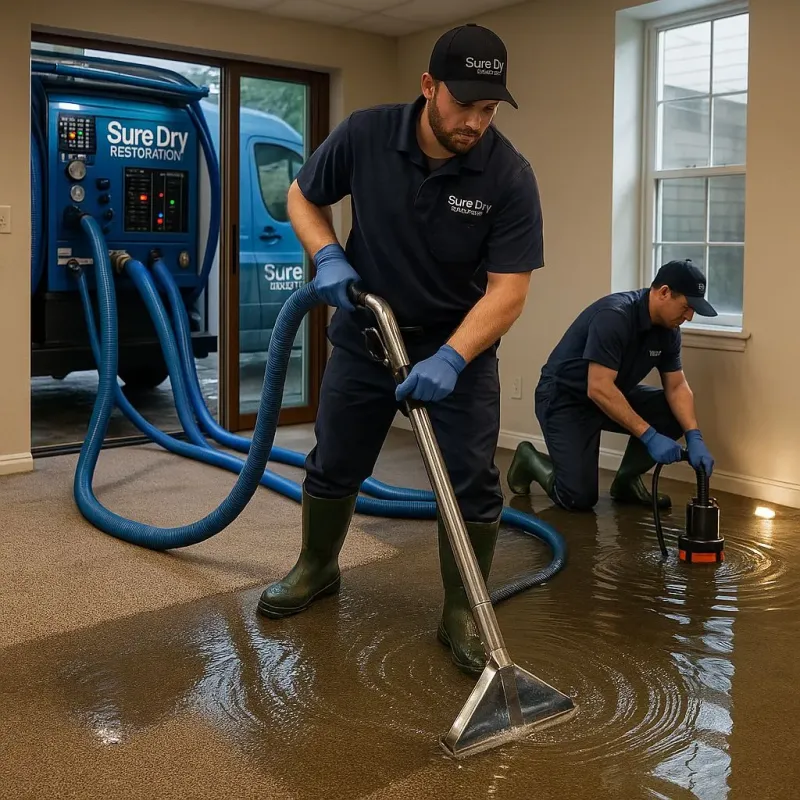 Water Extraction and Removal process in Homestead Meadows North, TX
